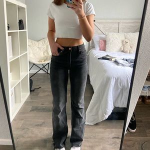 Black flare Garage jeans